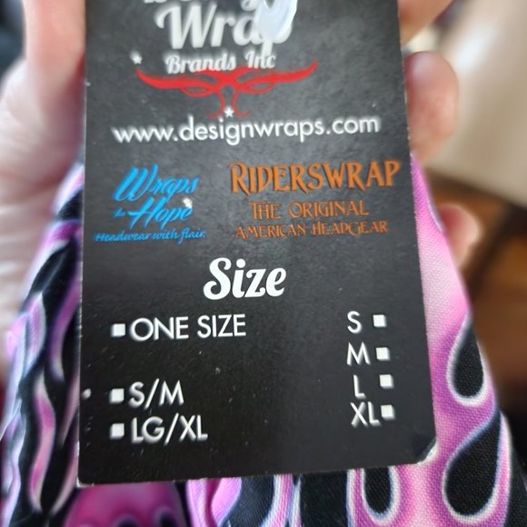 NWT DESIGN WRAP " Catch Fire" OSFA - Picture 5 of 6